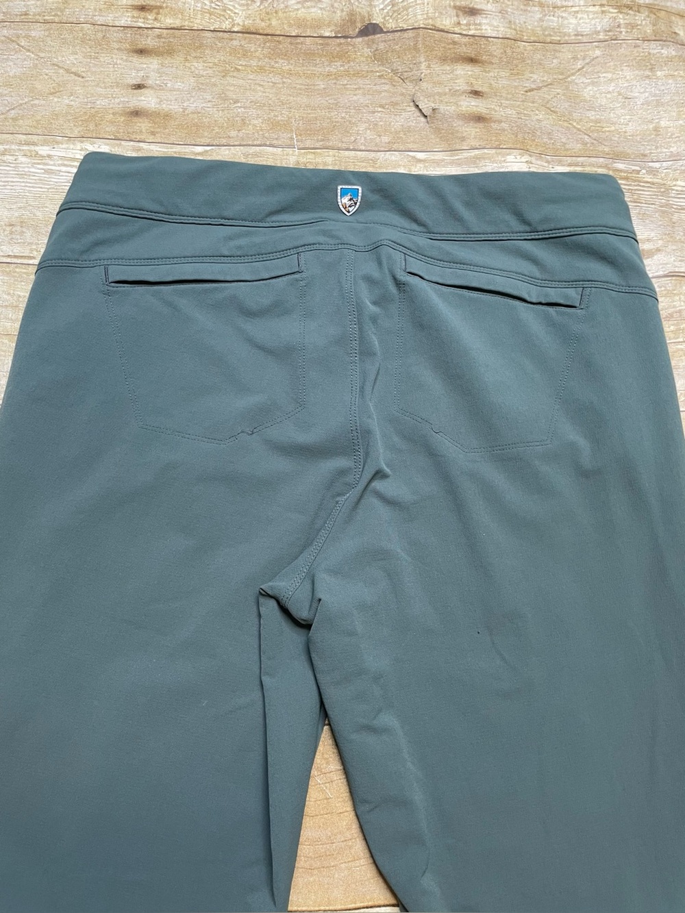 Kuhl Women’s Transcendr Teal Skinny Hiking Pants Ankle Zip Stretch - Picture 6 of 13